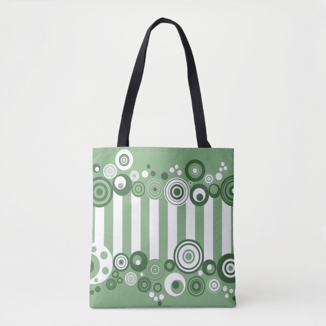 Tote Bag Cercles rétro (Devant)