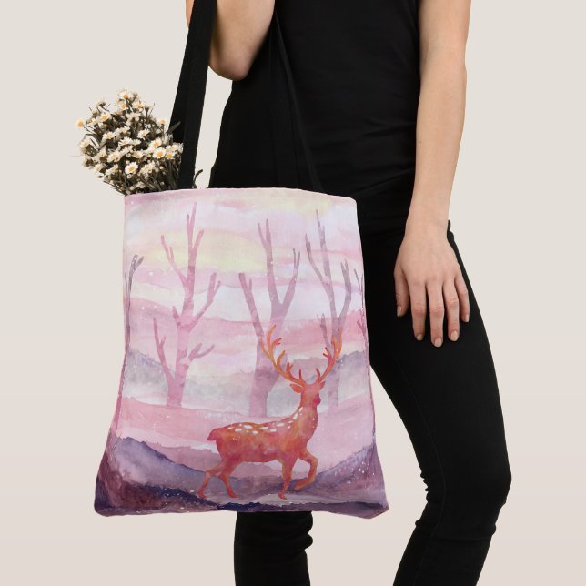 Tote Bag Cerf dans la forêt (De près)