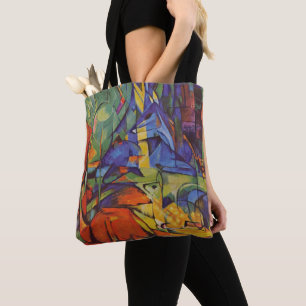 Tote Bag Cerfs dans la forêt II de Franz Marc, Art ancien