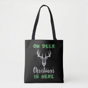 Tote Bag cerfs rennes rennes rennes Noël bois