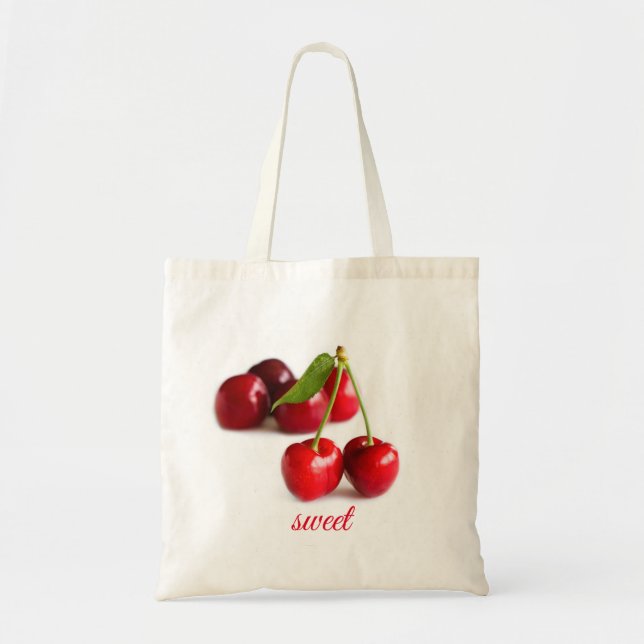 Tote Bag Cerise douce (Devant)