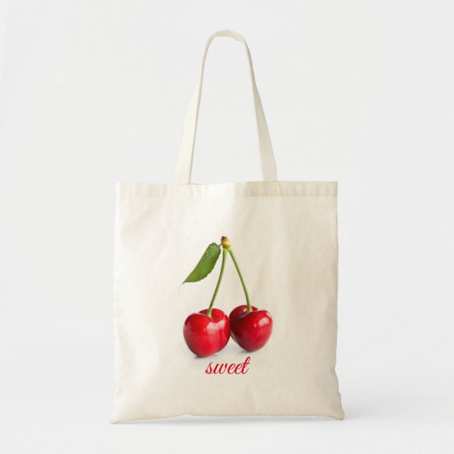 Tote Bag Cerise douce (Devant)