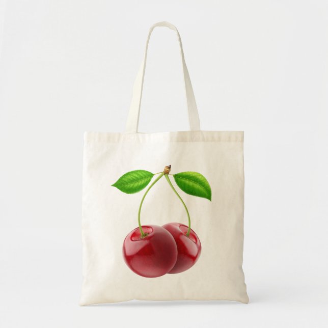 Tote Bag Cerises douces (Devant)
