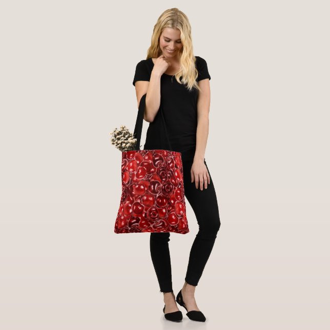 Tote Bag Cerises sucrées (Sur le modèle)