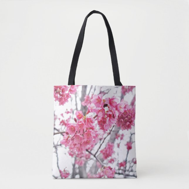 Tote Bag Cerisier en fleurs (Devant)