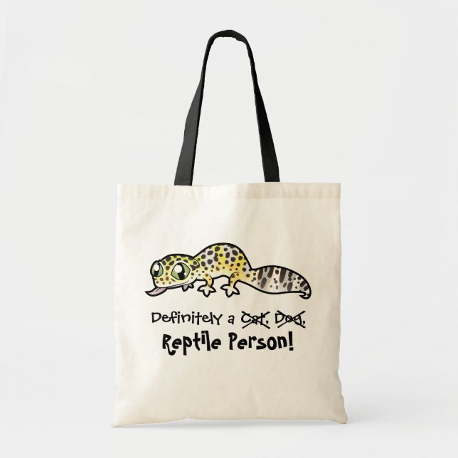 Tote Bag Certainement une personne de reptile (gecko de (Devant)