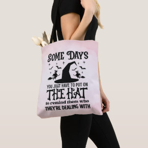 Tote Bag Certains jours, il faut porter l'Halloween Casquet