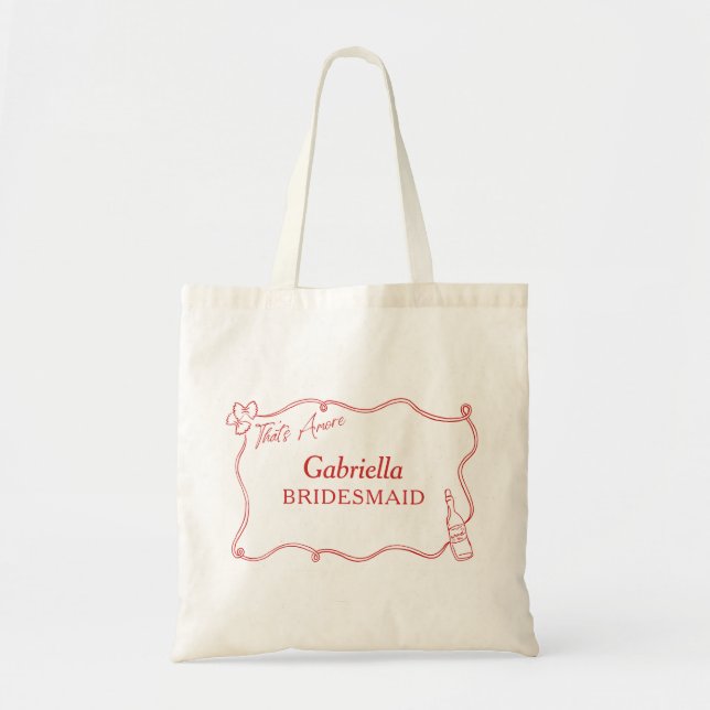 Tote Bag C'est Amore Italien de la domestique (Devant)