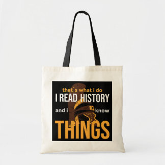 Tote Bag C'Est Ce Que Je Fais Je Lis L'Histoire Et Je Conna