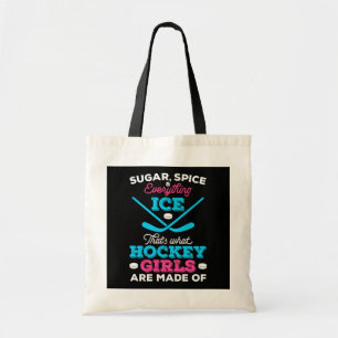 Tote Bag C'est de ça que les filles de hockey sont faites