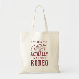 Tote Bag C'Est En Fait Mon Premier Rodeo Cowboy