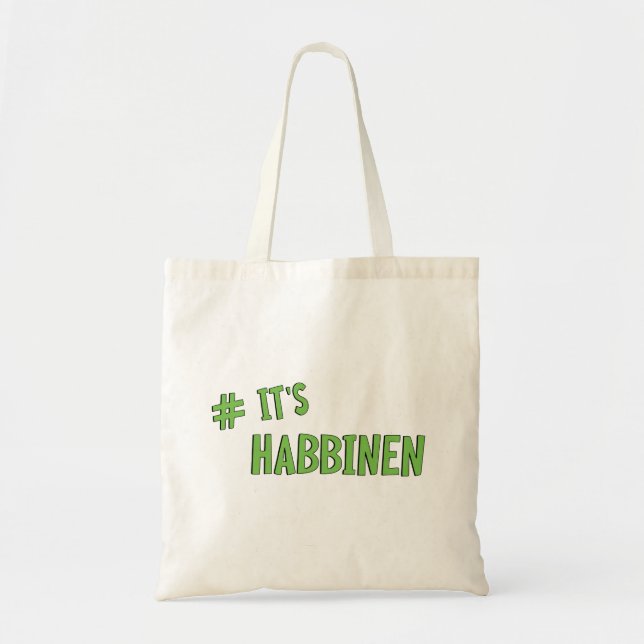 Tote Bag #Cest Habbenin (Devant)