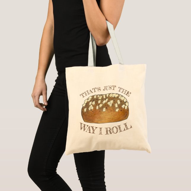 Tote Bag C'est juste la façon dont je roule Funny Baker Foo (Devant (produit))