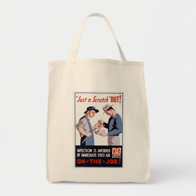 Tote Bag C'est juste un Scratch - Mais ! (Devant)