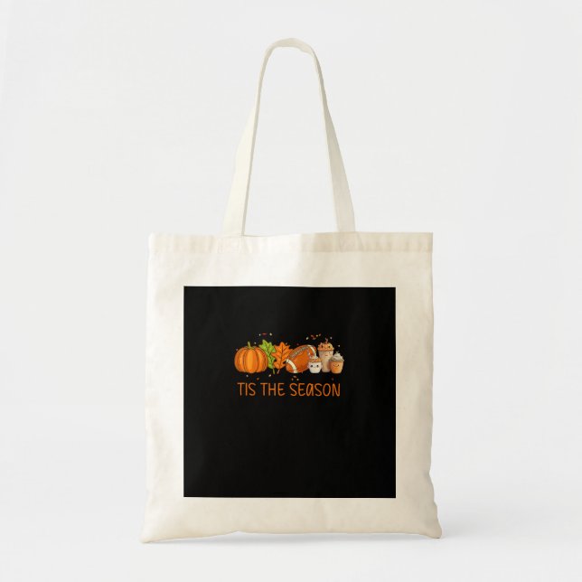 Tote Bag C'Est La Saison Citrouille De Football Épices Tout (Devant)