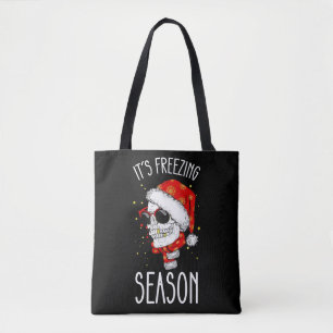 Tote Bag C'est la saison de gel Hiver Neige Vacances de Noë