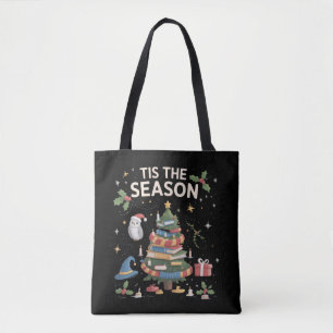 Tote Bag C'est la saison de l'école de sorciers Noël Cozy M