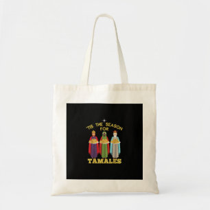 Tote Bag C'est la saison des tamales, Noël mexicain amusant