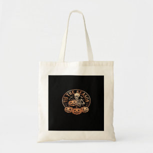Tote Bag C'est la saison Motoneige carreaux rouges