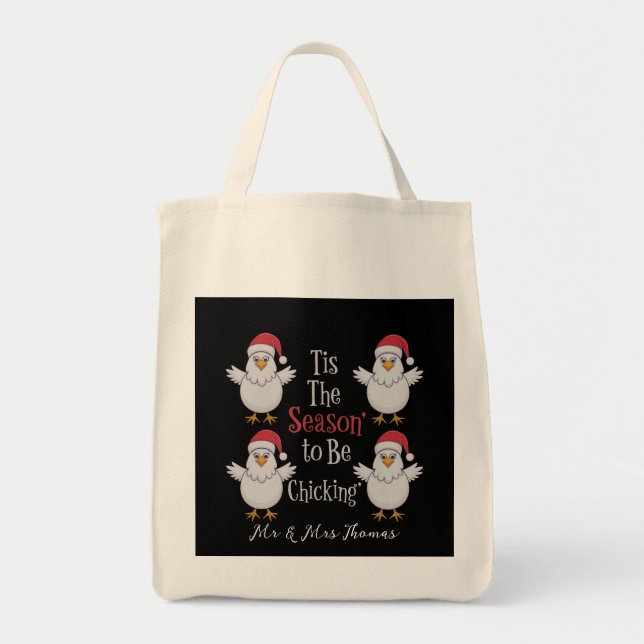 Tote Bag C'est la saison pour choisir drôle & mignon (Devant)
