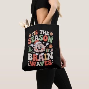 Tote Bag C'est la saison pour la neurologie de Noël Brain W