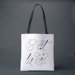 Tote Bag C'est La Vie Citer Chic Typographie Personnalisé<br><div class="desc">C'est La Vie ! Sac fourre-tout moderne et chic avec typographie de script chic. Personnalisez en ajoutant un nom. Ce sac de citation de typographie sera parfait comme cadeau.</div>