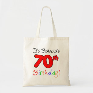Tote Bag C'est le 70ème anniversaire de Babcia, le Fourre-