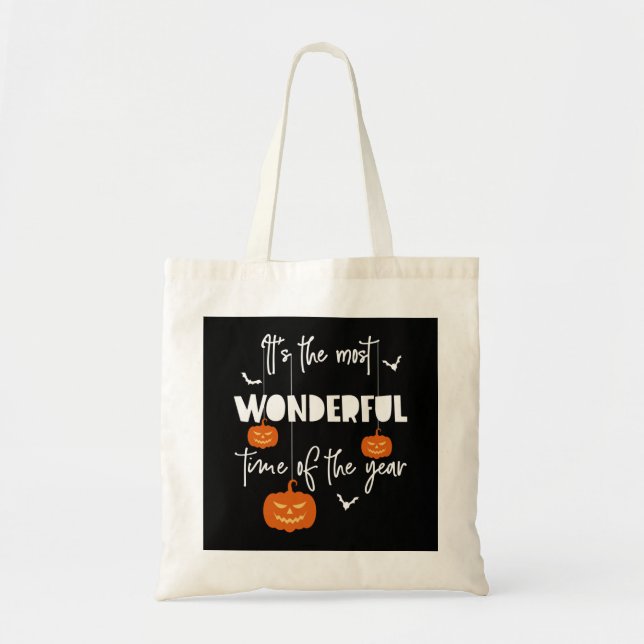 Tote Bag C'est le Citrouille le plus merveilleux de l'année (Devant)