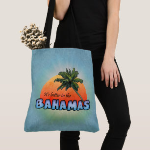 Tote Bag C'est mieux aux Bahamas