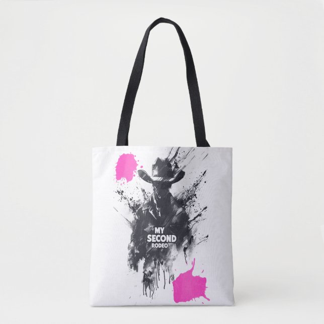 Tote Bag C'est mon deuxième Rodeo (Devant)