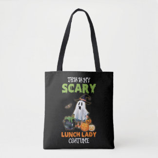 Tote Bag C'est mon Halloween dame de déjeuner effrayant