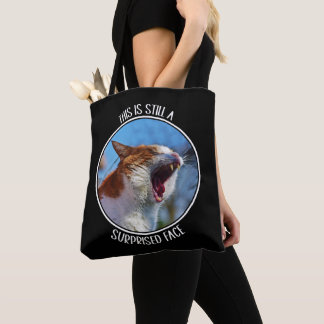 Tote Bag C'est toujours un visage surpris drôle mème de cha