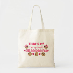 Tote Bag C'est tout ! Je vais chez grand-mère !