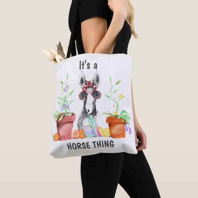 Tote Bag C'est un cheval (De près)