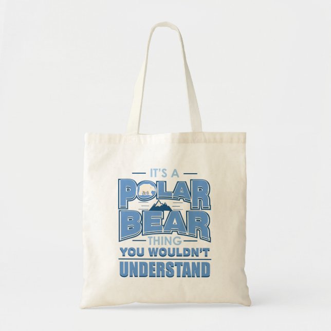 Tote Bag C'est un environnement polaire (Devant)