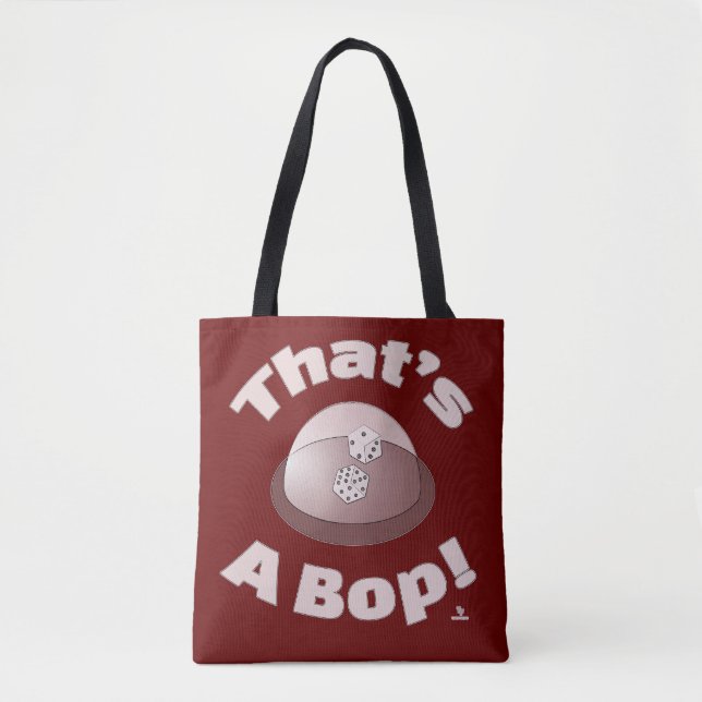 Tote Bag C'est un jeu de dés Bop Nostalgie Amusement Art (Devant)