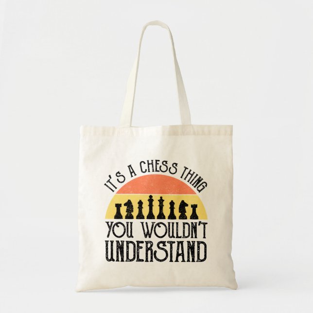 Tote Bag C'est un jeu d'échecs - vous ne comprendriez pas (Devant)