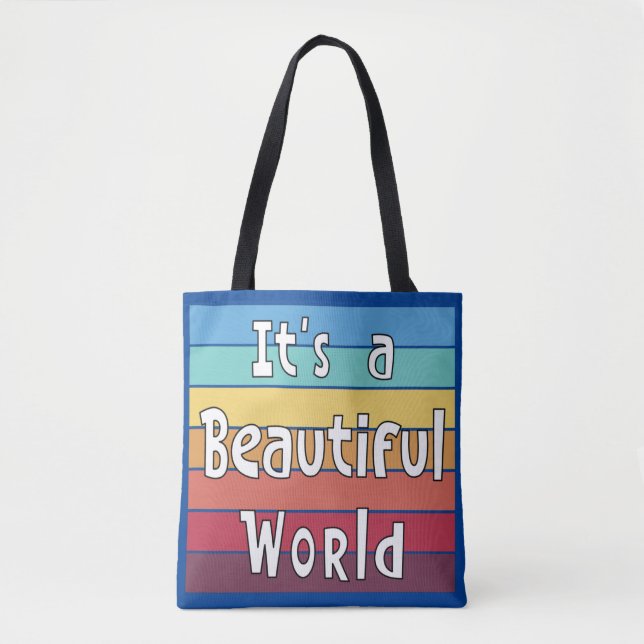 Tote Bag C'est un monde magnifique (Devant)