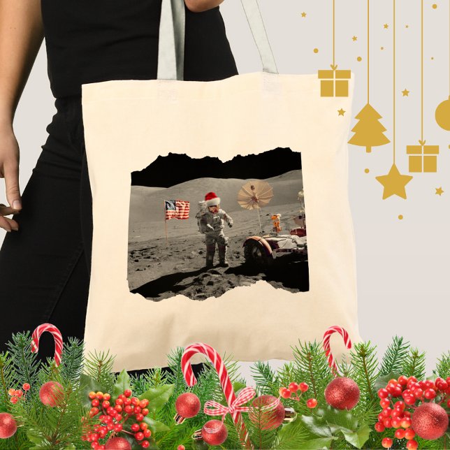 Tote Bag C'est un petit pas pour Santa Apollo 17  (Créateur téléchargé)