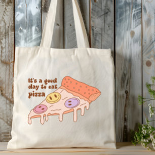 Tote Bag C'est une bonne journée pour manger de la pizza -