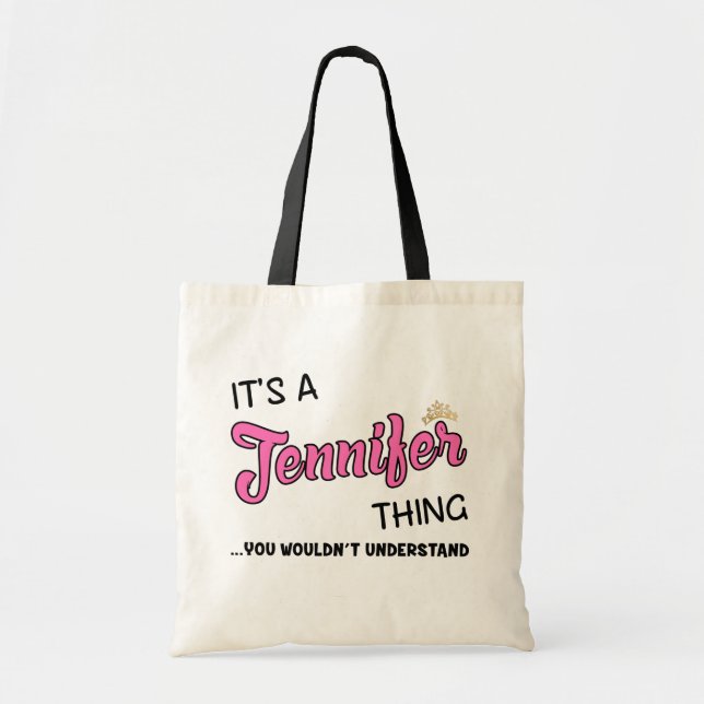 Tote Bag C'est une chose que tu ne comprendrais pas (Devant)