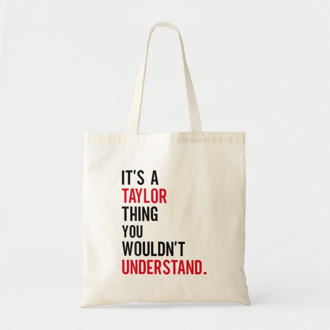 Tote Bag C'Est Une Chose Que Vous Ne Comprendriez Pas. (Devant)
