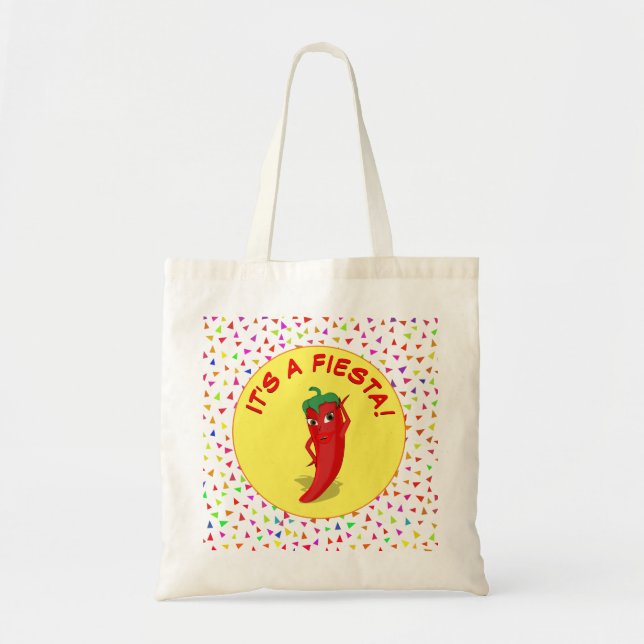 Tote Bag C'est une fête avec Motif Confetti (Devant)