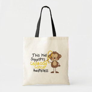 Tote Bag Cet enfant soutient la conscience de Cancer