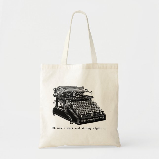 Tote Bag C'était une nuit sombre et orageuse (Devant)