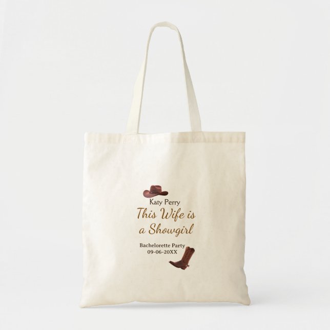 Tote Bag Cette épouse est un nom de fête de bachelorette de (Devant)