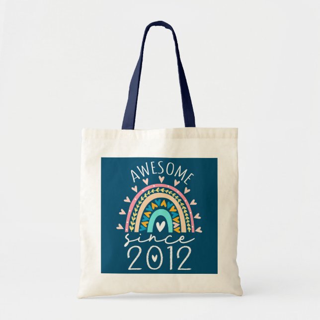 Tote Bag Cette Fille A 10 Ans 10ème Anniversaire (Devant)
