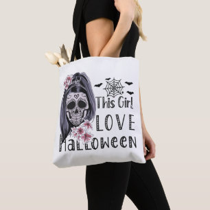 Tote Bag Cette fille aime Halloween