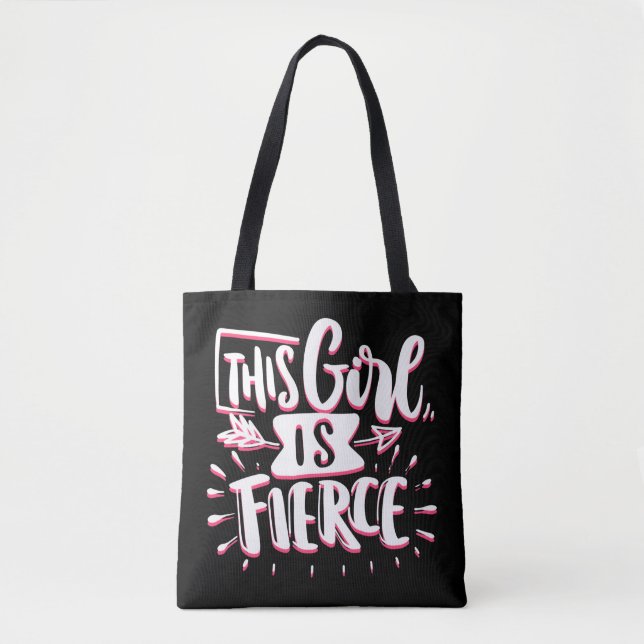 Tote Bag Cette Fille Est L'Autonomisation De Fille Fierce (Devant)
