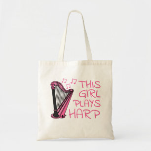 Tote Bag Cette Fille Joue De La Harpe, Musicienne Harpiste